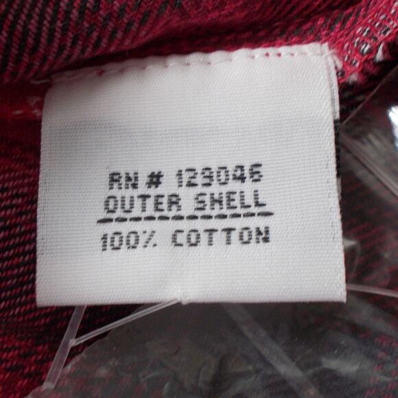 What Goes Around Comes Around Pink & Black Plaid Stud Button Front Shirt Sz S - Picture 7 of 8